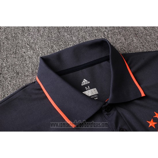 Camiseta Polo del Bayern Munich 2019 2020 Azul y Naranja